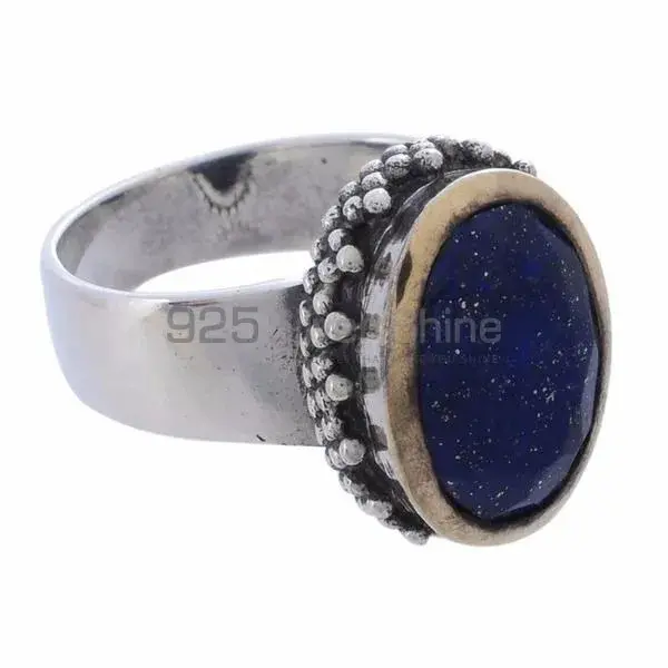 925 Sterling Silver Rings In Genuine Lapis Lazuli Gemstone_0