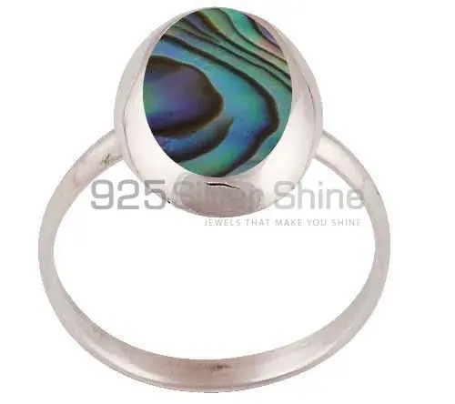 925 Sterling Silver Rings In Natural Abalone Shell Gemstone 925SR2879_1