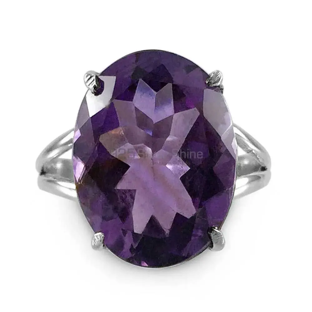 Amethyst Gemstone Sterling Silver Rings 925SR3841_0