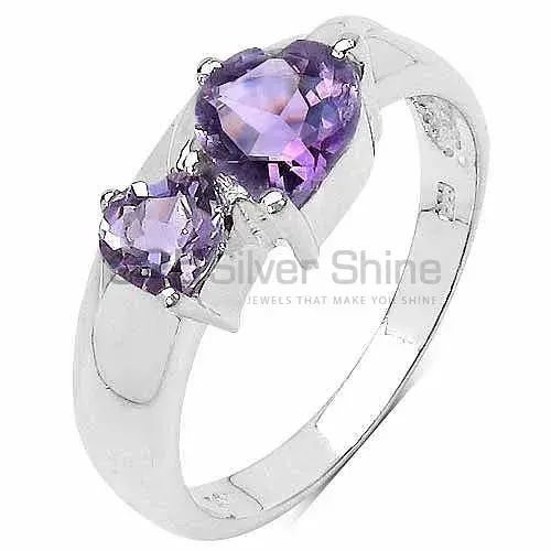 Unique Sterling Silver Amethyst Rings 925SR3211