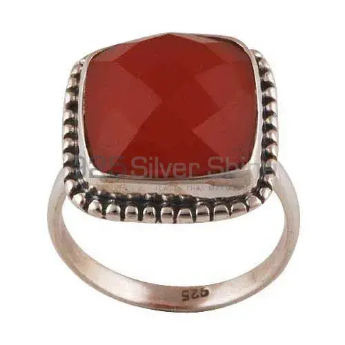 925 Sterling Silver Rings Wholesaler In Semi Precious Carnelian Gemstone 925SR4036