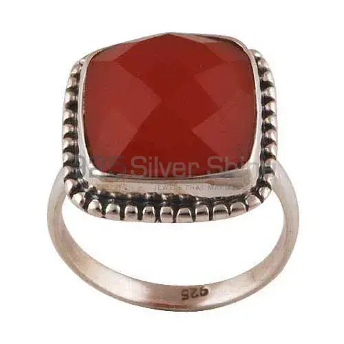 925 Sterling Silver Rings In Semi Precious Carnelian Gemstone 925SR4036_0