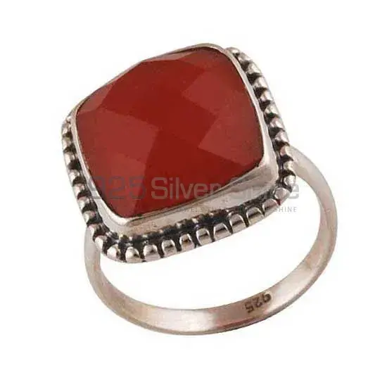 925 Sterling Silver Rings Wholesaler In Semi Precious Carnelian Gemstone 925SR4036_0