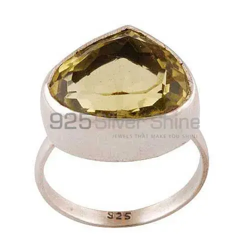 Sterling Silver Citrine Gemstone Rings 925SR3527_0
