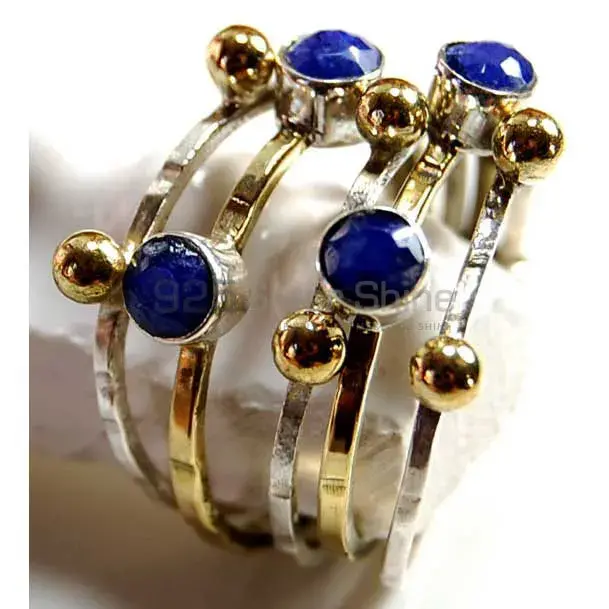925 Sterling Silver Rings Wholesaler In Semi Precious Dyed Sapphire Gemstone 925SR3763
