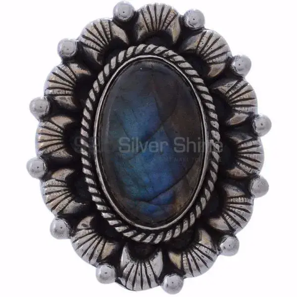 925 Sterling Silver Rings Wholesaler In Semi Precious Labradorite Gemstone