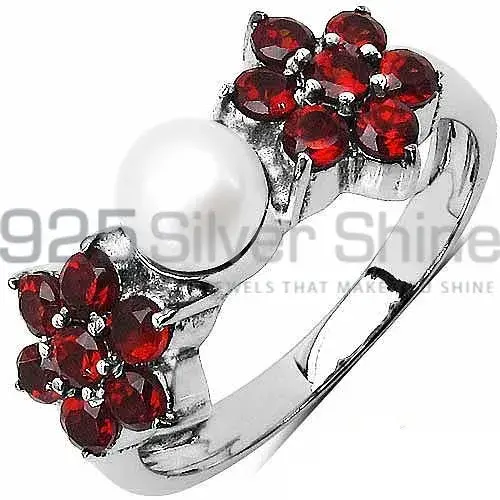 925 Sterling Silver Rings In Semi Precious Multi Gemstone 925SR3038_0