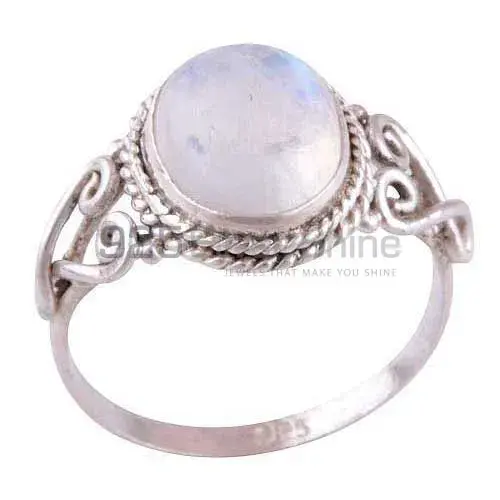 925 Sterling Silver Rings Wholesaler In Semi Precious Rainbow Moonstone 925SR2959