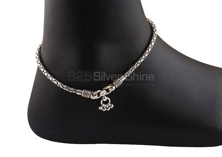 925 Sterling Silver Sank Chain Anklet