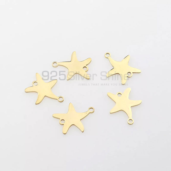 925 Sterling Silver Tow Side Bail Star Pendant STMR531