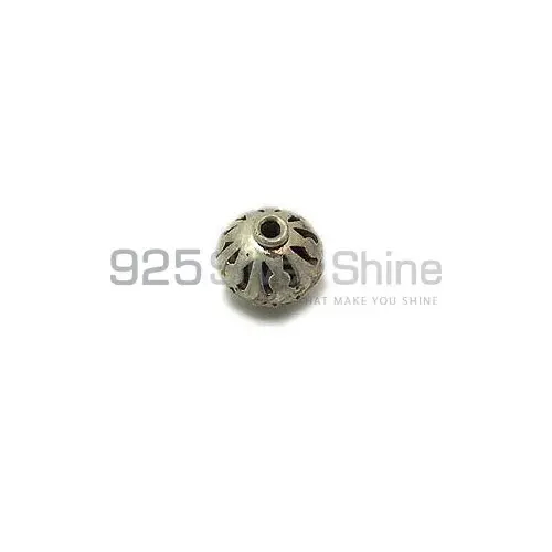 925 Sterling Silver Filigree Rondell Beads. 11.4x11.6mm Sold per pkg of 10-925SFB102