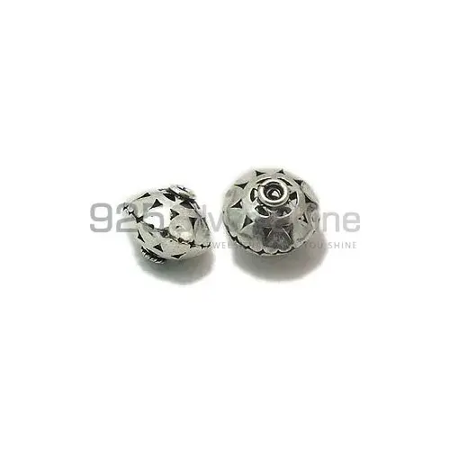 925 Sterling Silver Wholesale Filigree Rondell Beads. 11.5x14.5mm Sold per pkg of 10-925SFB106