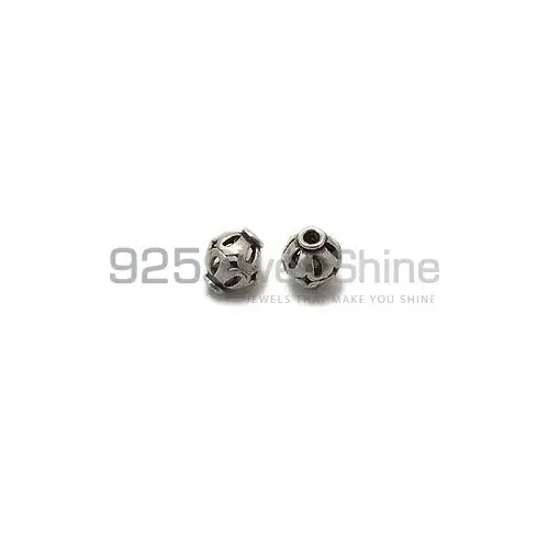 925 Sterling Silver Filigree Rondell Beads. 7.2x6.4mm Sold per Pkg of 10-925SFB100