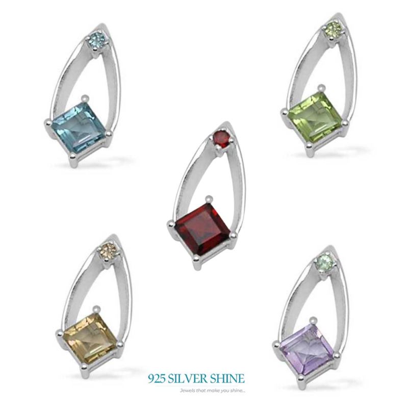Peridot Gemstone Handmade Pendants In 925 Sterling Silver Jewelry 925SP1441_1