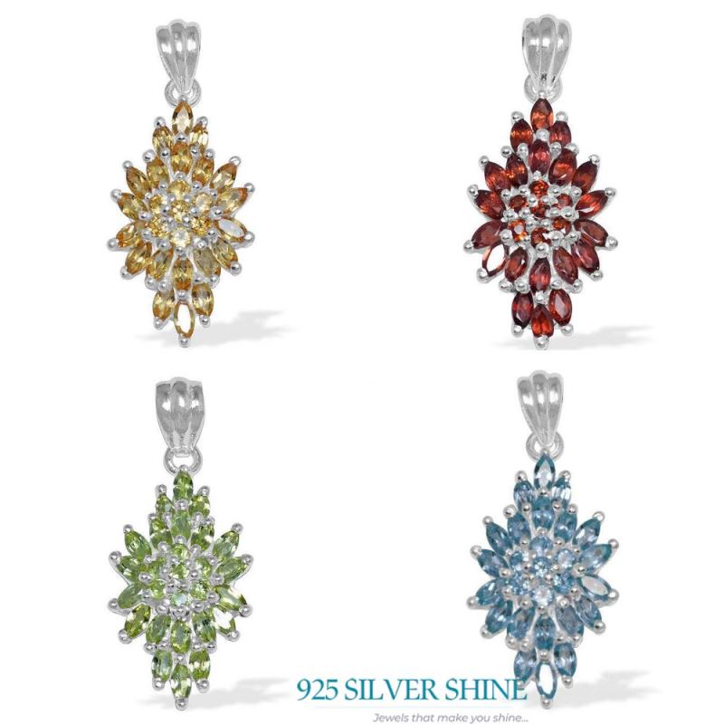 Peridot Gemstone Handmade Pendants In Solid Sterling Silver Jewelry 925SP1497_2