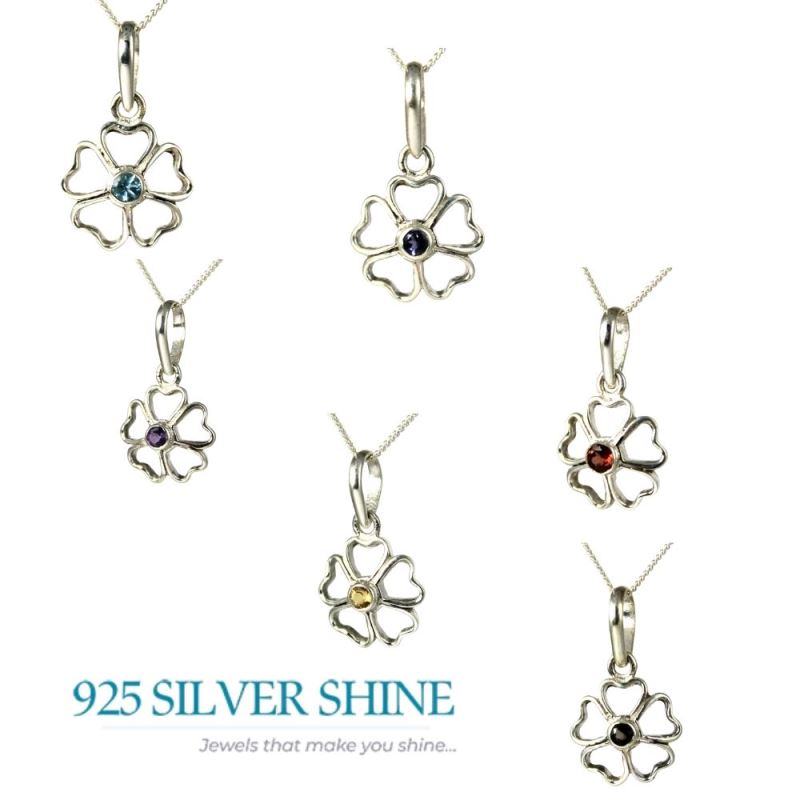 Iolite Gemstone Pendants In 925 Fine Silver Jewelry 925SP252-4_2