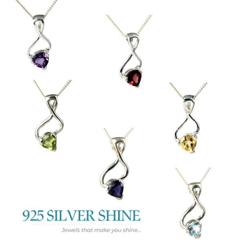 Iolite Gemstone Handmade Pendants In 925 Sterling Silver Jewelry 925SP256-5_3
