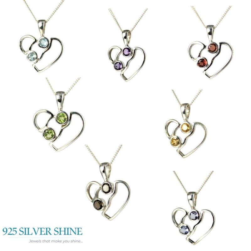 Lemon Quartz Gemstone Pendants In Fine Sterling Silver Jewelry 925SP266-8_0