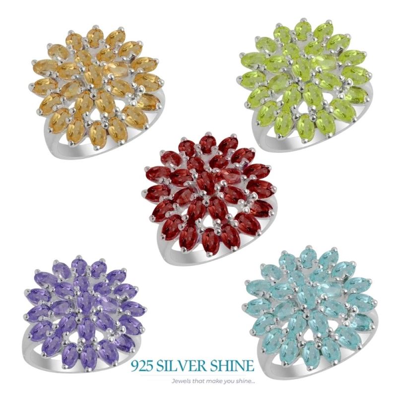 925 Sterling Silver Handmade Rings In Iolite Gemstone Jewelry 925SR2130_2