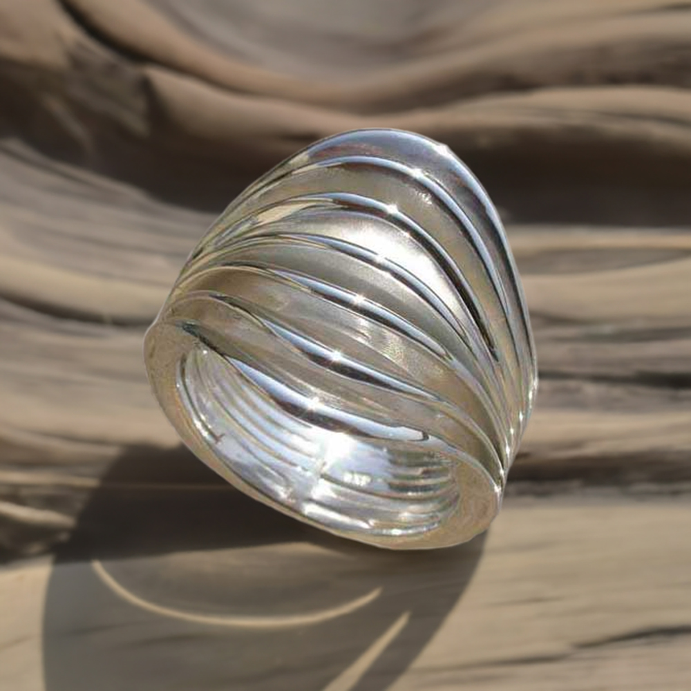 Plain Solid Sterling Silver Rings Jewelry 925SR2451