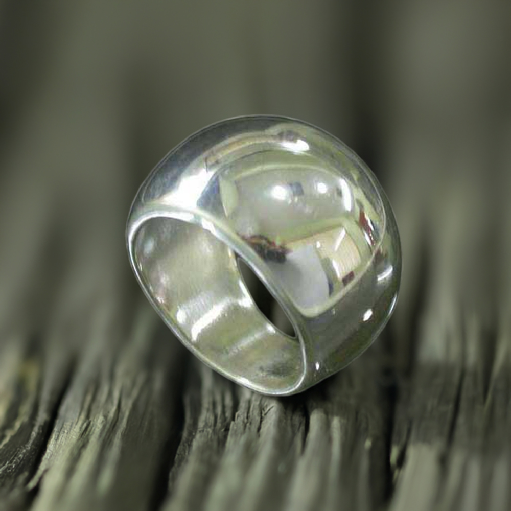 Plain Fine Silver Rings Jewelry 925SR2452