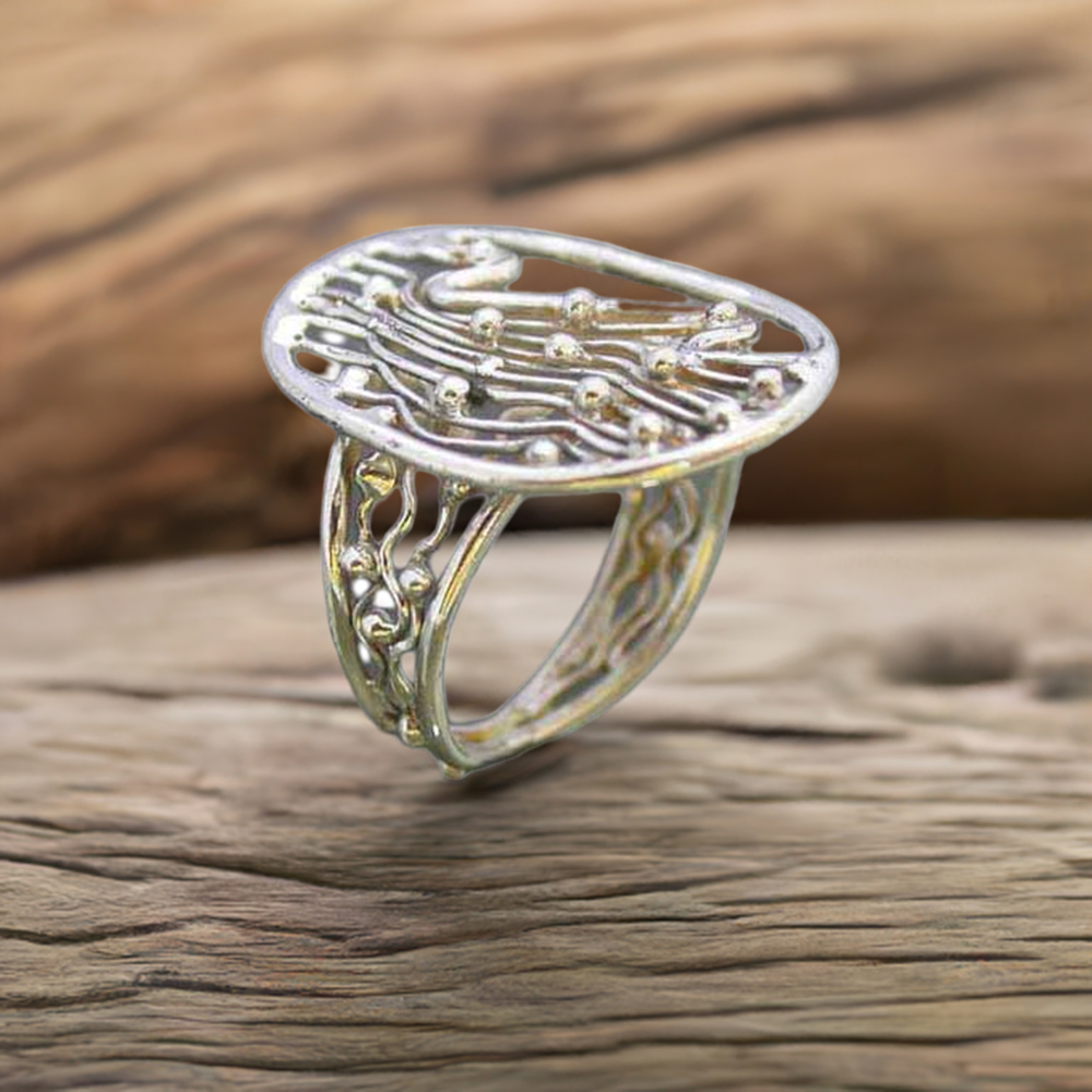 Plain 925 Sterling Silver Rings Jewelry 925SR2507
