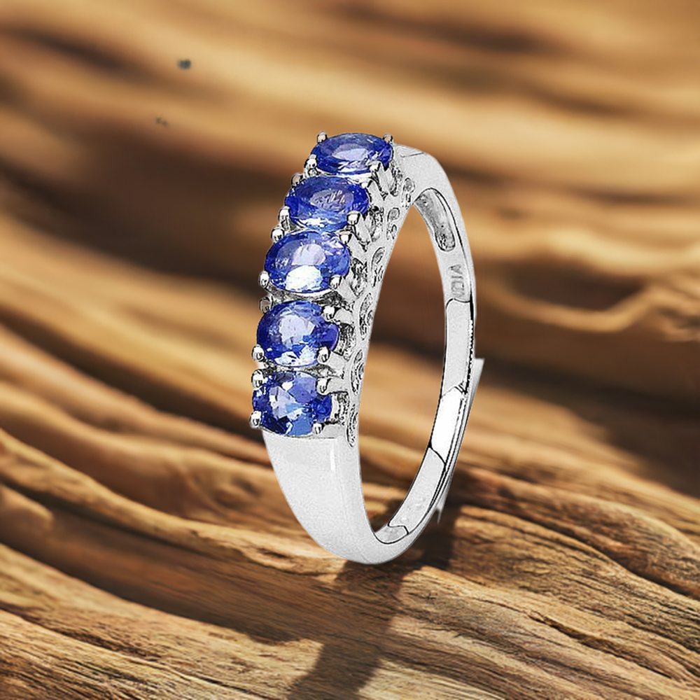 925 Sterling Silver Rings In Semi Precious Tanzanite Gemstone 925SR3220
