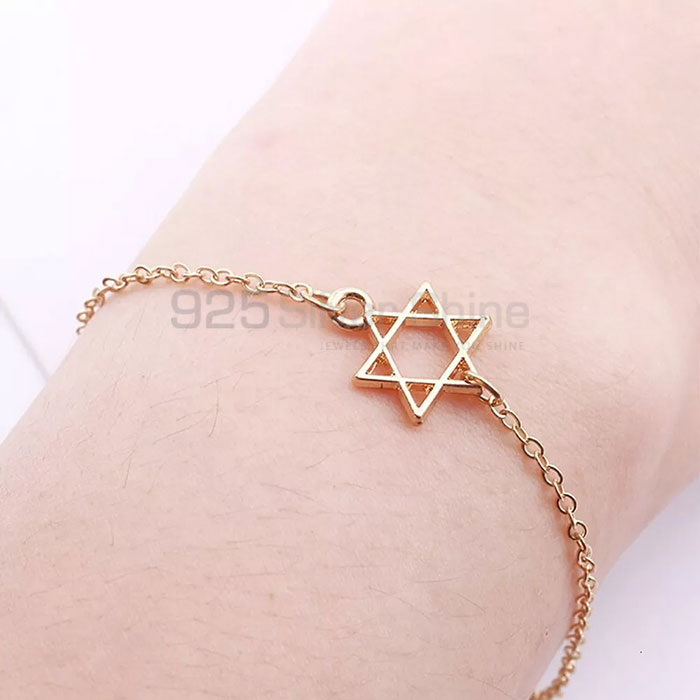 Adjustable Star Chain Bracelet In Sterling Silver STMR473