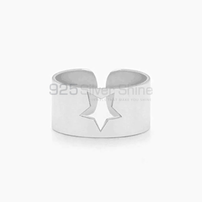 Adjustable Star Minimalist Ring In Sterling Silver STMR534