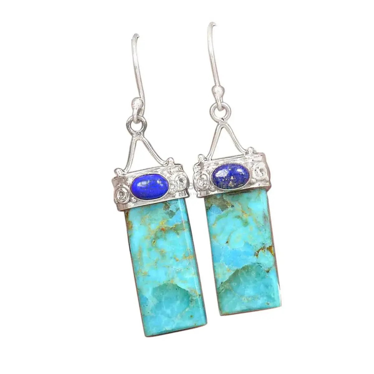 925 Sterling Silver Earrings In Multi Gemstone Jewelry 925SE3100_0