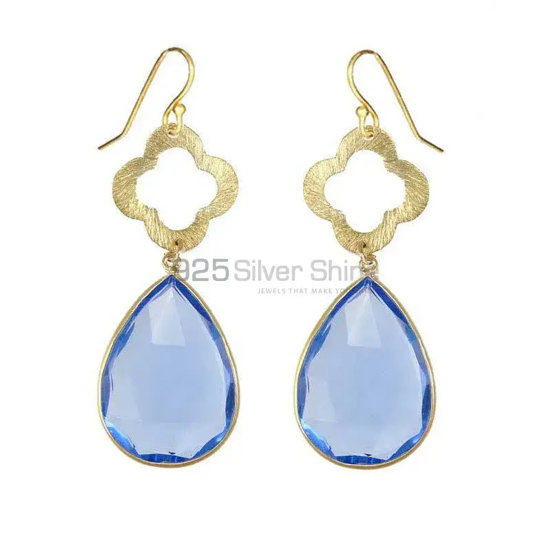 Affordable 925 Sterling Silver Earrings Wholesaler In Iolite Gemstone Jewelry 925SE1901