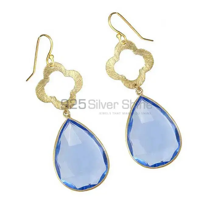 Affordable 925 Sterling Silver Earrings Wholesaler In Iolite Gemstone Jewelry 925SE1901_0