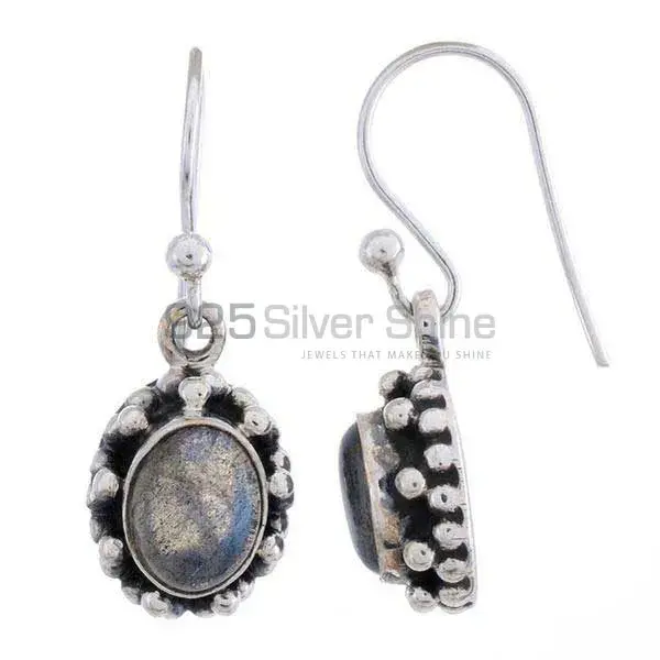 Affordable 925 Sterling Silver Earrings Wholesaler In Labradorite Gemstone Jewelry 925SE1226_0