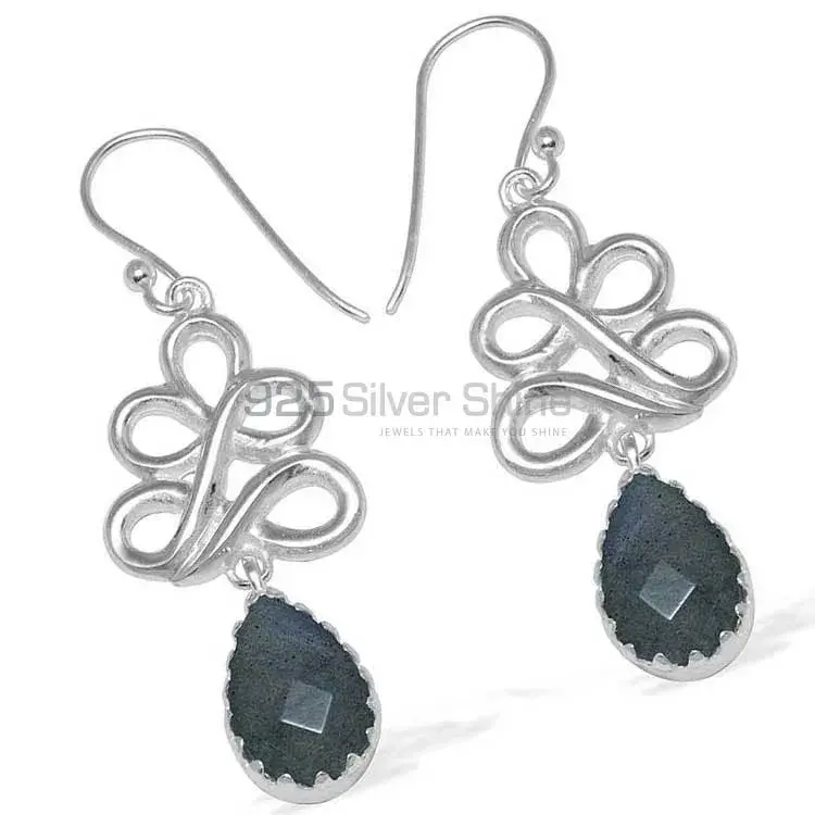 Affordable 925 Sterling Silver Earrings Wholesaler In Labradorite Gemstone Jewelry 925SE840_0