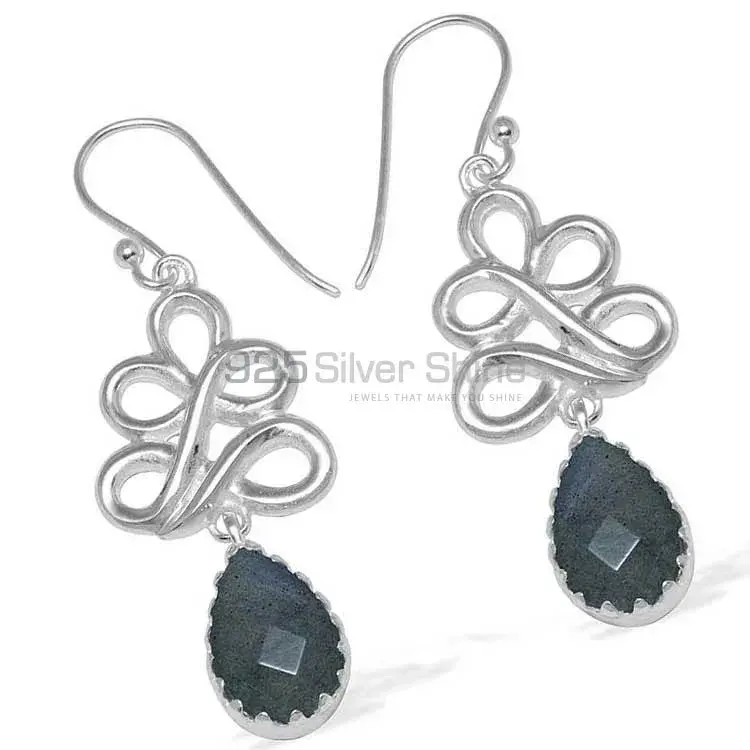925 Sterling Silver Earrings In Labradorite Gemstone Jewelry 925SE840_1