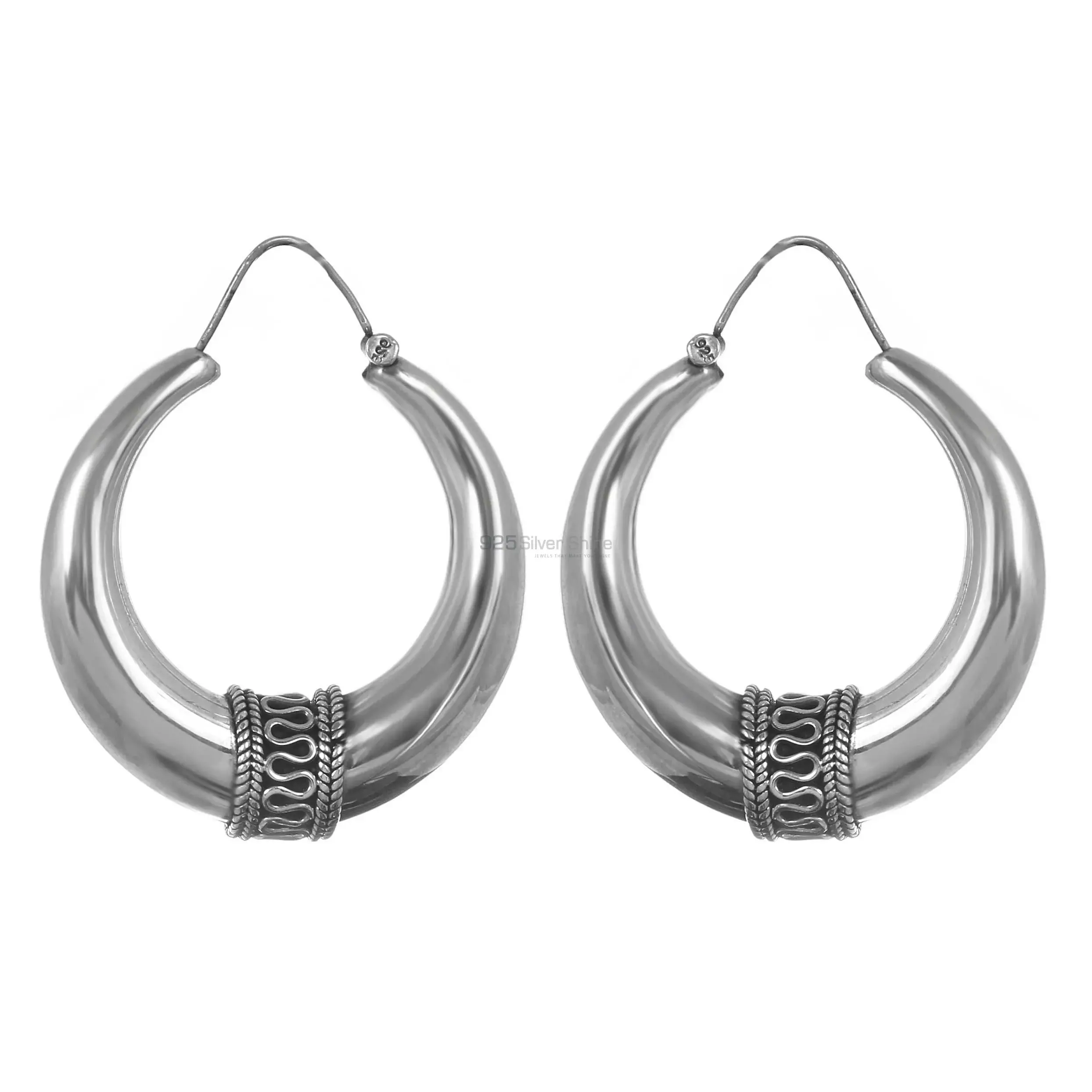 Sterling Silver Hoop Earrings: Elevating Style with Originality