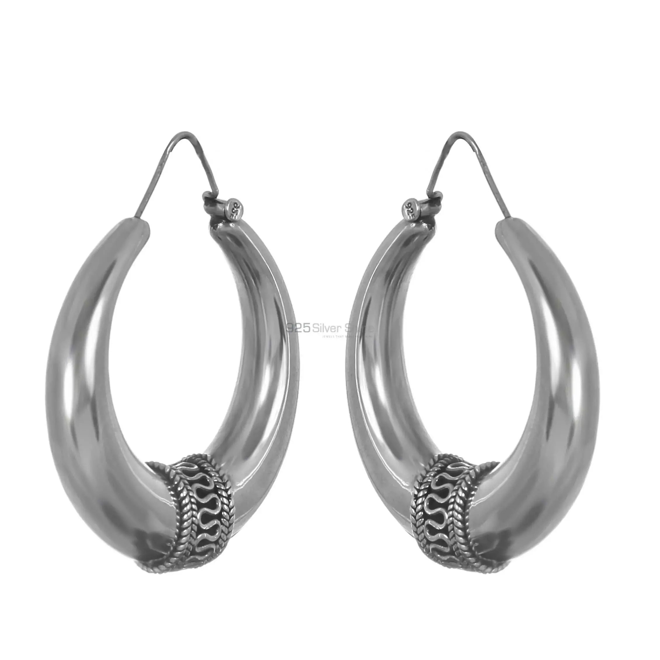 Affordable 925 Sterling Silver Handmade Earrings Exporters 925SE297_0