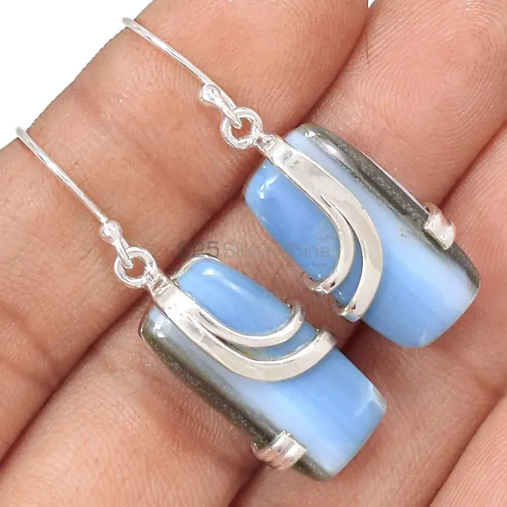 925 Sterling Silver Handmade Earrings In Agate Gemstone Jewelry 925SE2091_1