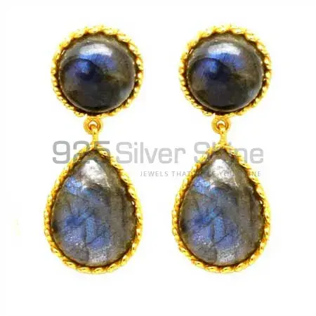 Affordable 925 Sterling Silver Handmade Earrings Exporters In Labradorite Gemstone Jewelry 925SE1236