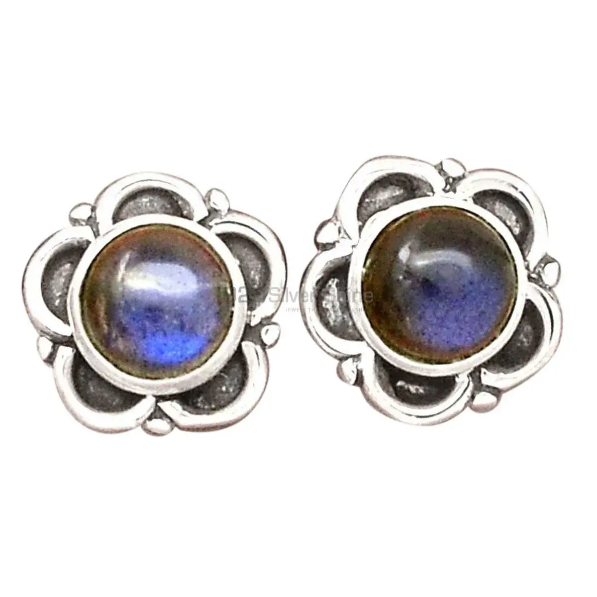 925 Sterling Silver Handmade Earrings In Labradorite Gemstone Jewelry 925SE2249_0