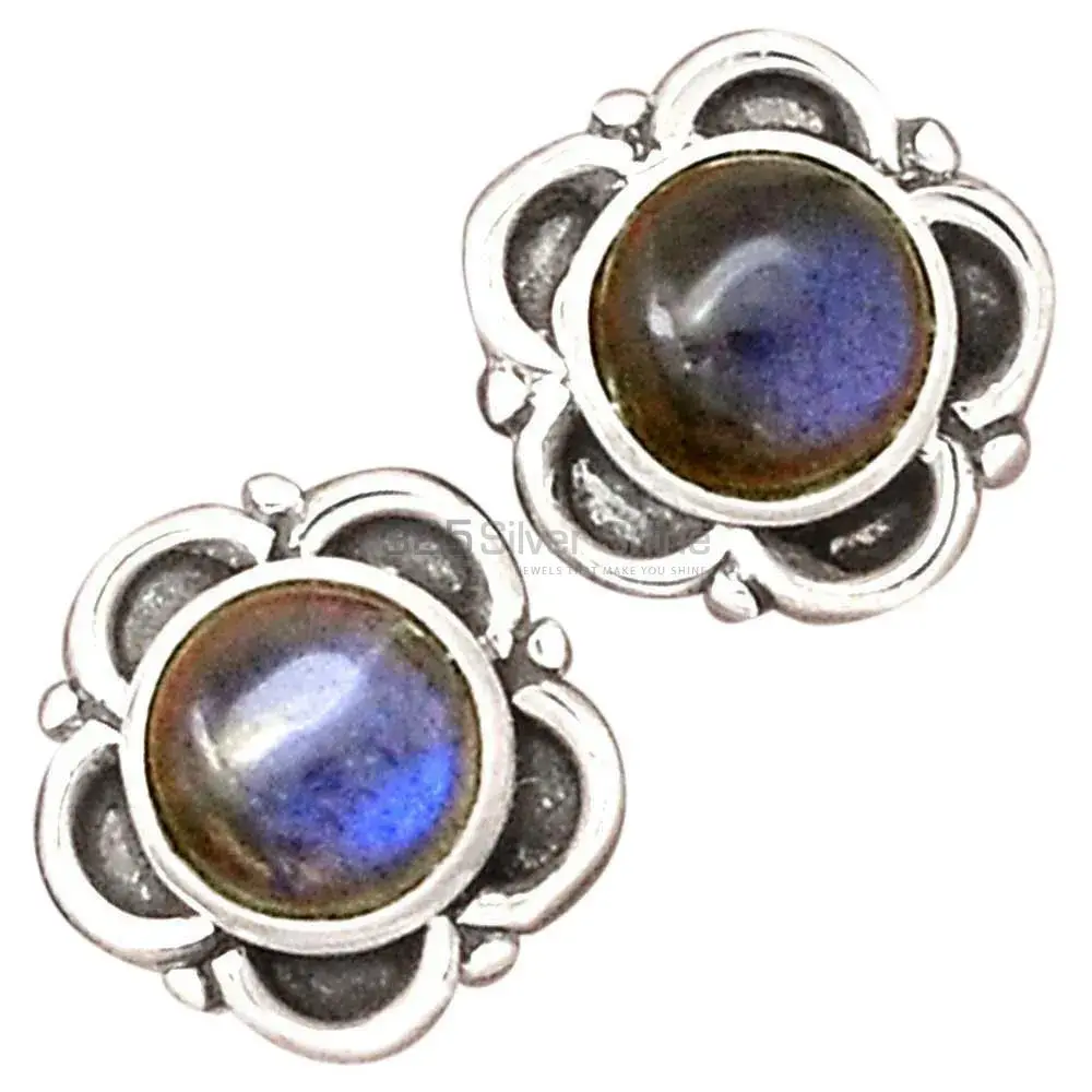 Affordable 925 Sterling Silver Handmade Earrings Exporters In Labradorite Gemstone Jewelry 925SE2249_1