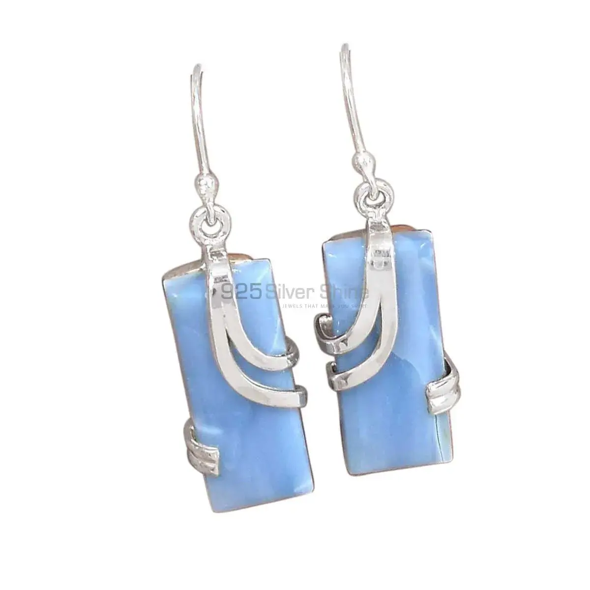 925 Sterling Silver Handmade Earrings In Agate Gemstone Jewelry 925SE2086_0