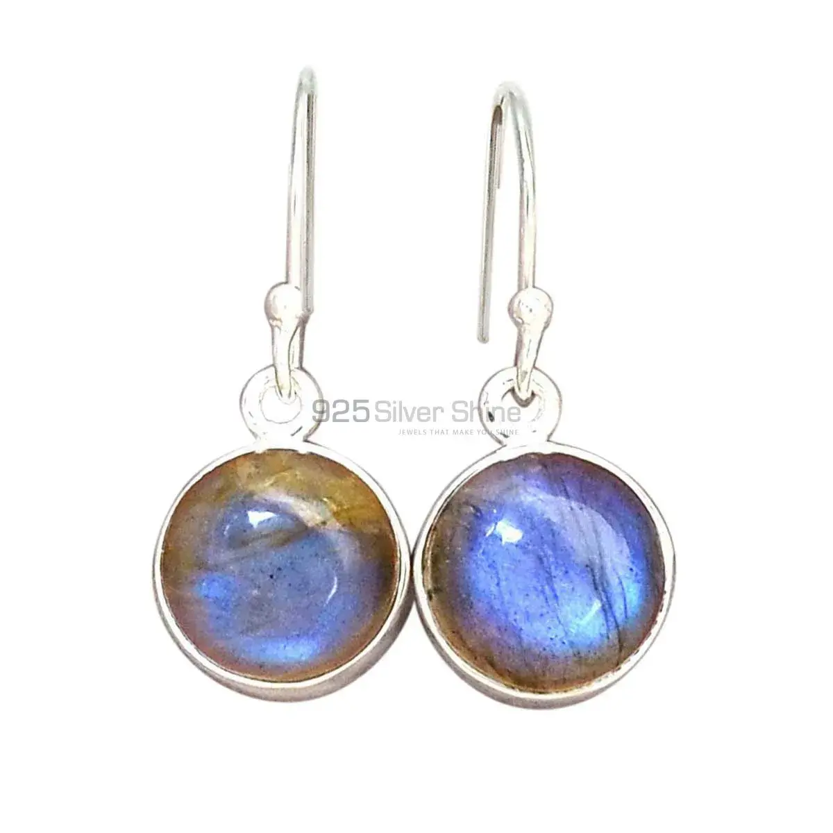 Affordable 925 Sterling Silver Handmade Earrings Suppliers In Labradorite Gemstone Jewelry 925SE2244