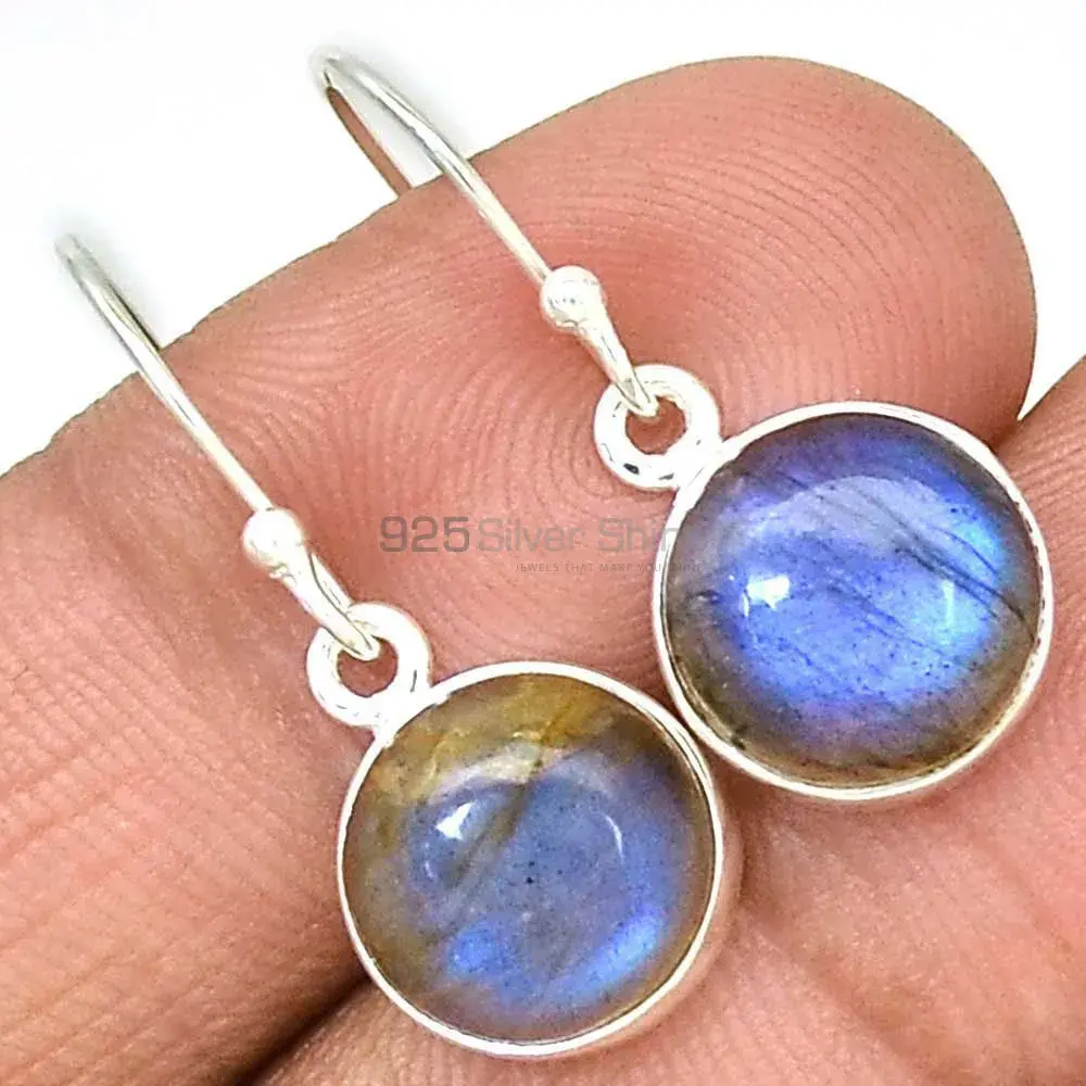 Affordable 925 Sterling Silver Handmade Earrings Suppliers In Labradorite Gemstone Jewelry 925SE2244_0