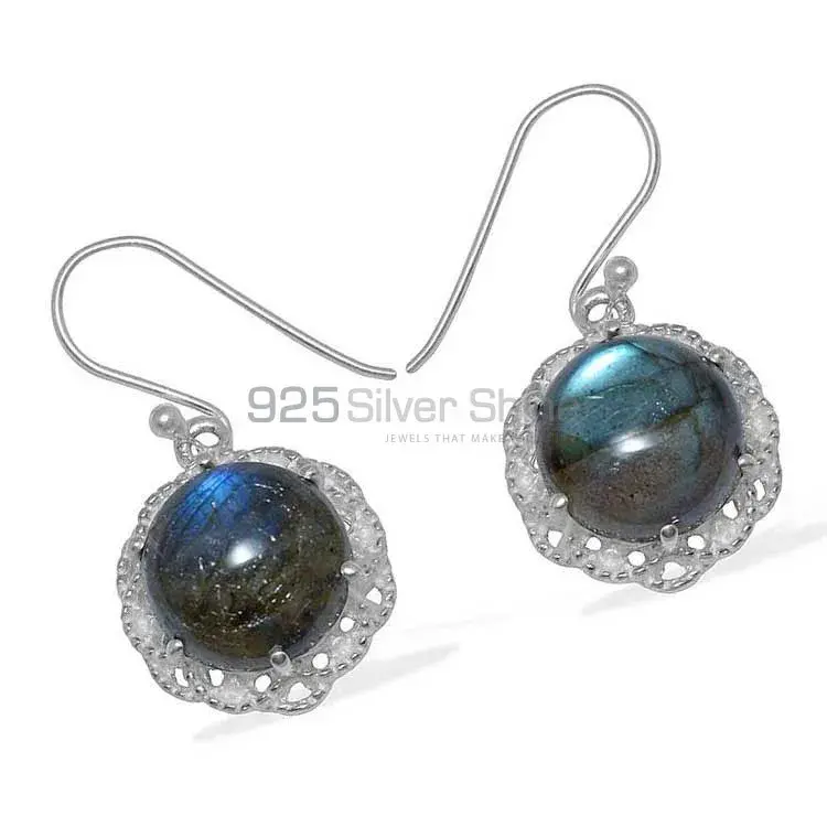 Affordable 925 Sterling Silver Handmade Earrings Suppliers In Labradorite Gemstone Jewelry 925SE845_0