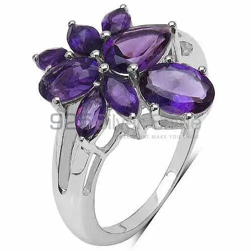 Affordable 925 Sterling Silver Handmade Rings Exporters In Amethyst Gemstone Jewelry 925SR3266_1