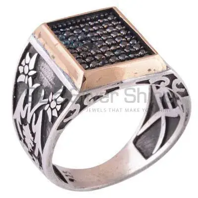 925 Sterling Silver Handmade Rings In Black Onyx Gemstone Jewelry 925SR4012_0