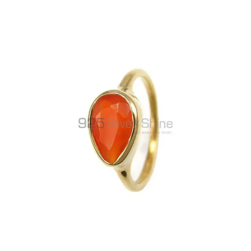 Affordable 925 Sterling Silver Handmade Rings Exporters In Carnelian Gemstone Jewelry 925SR3818_0