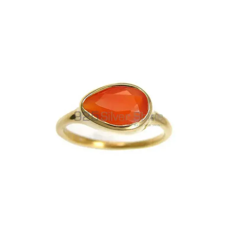 Affordable 925 Sterling Silver Handmade Rings Exporters In Carnelian Gemstone Jewelry 925SR3818_1