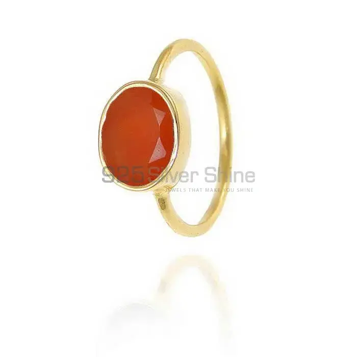 Affordable 925 Sterling Silver Handmade Rings Exporters In Carnelian Gemstone Jewelry 925SR3818_2